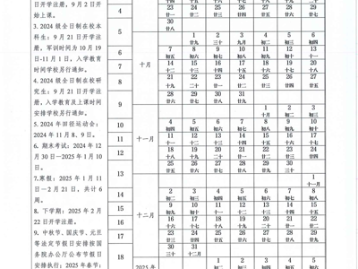 fun88乐天使2024-2025学年度校历
